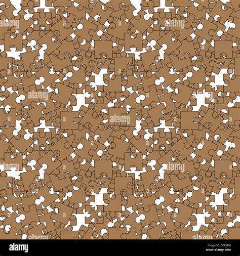 Seamless Jigsaw Pattern Stock Vector Image & Art - Alamy