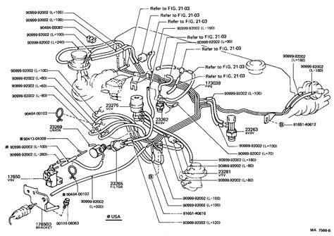 1986 Toyota Pickup Fuel Diagram