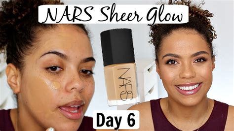 Nars Sheer Glow Before And After