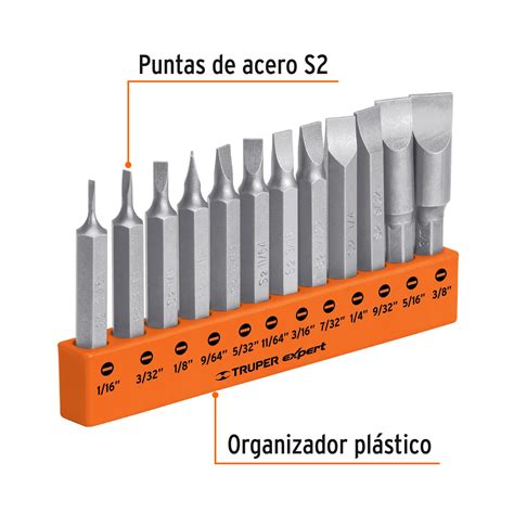 Ficha Tecnica Juego De 12 Puntas Planas Std Combinadas Largo 2 Expert