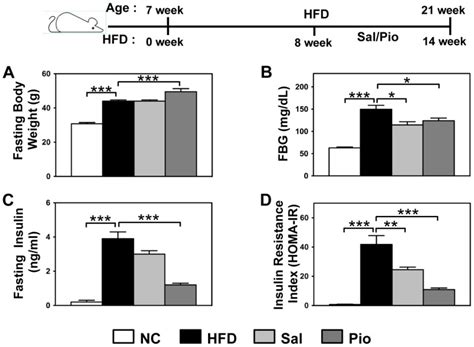 C57bl 6 Male Mice N 8 Per Group Were Given A Hfd Starting At 7 Download Scientific Diagram