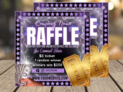 Raffle Flyer Template