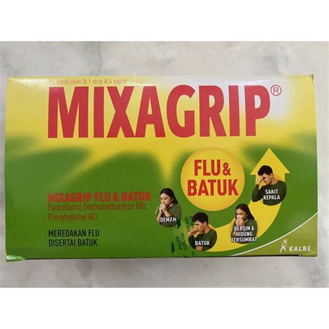 Jual Mixagrip Flu Dan Batuk Isi Strip Tablet Shopee Indonesia