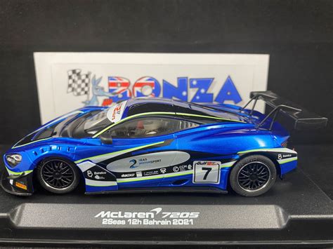 0368SW NSR McLAREN 720S GT GULF SEAS MOTORSORT 7 1 32 SCALE SLOT CAR