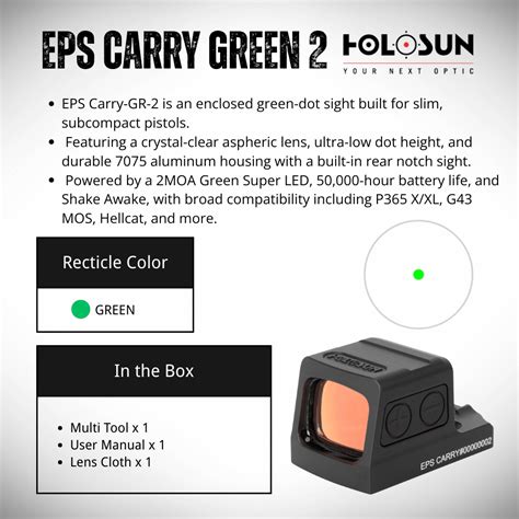 Holosun Eps Carry Manual