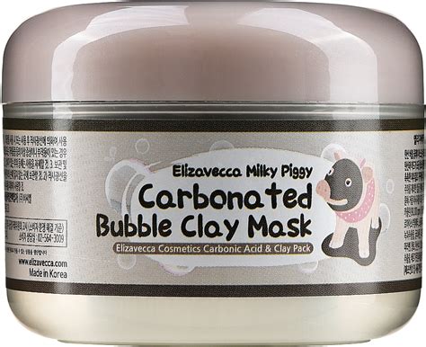 Carbonated Bubble Clay Face Mask Elizavecca Face Care Milky Piggy