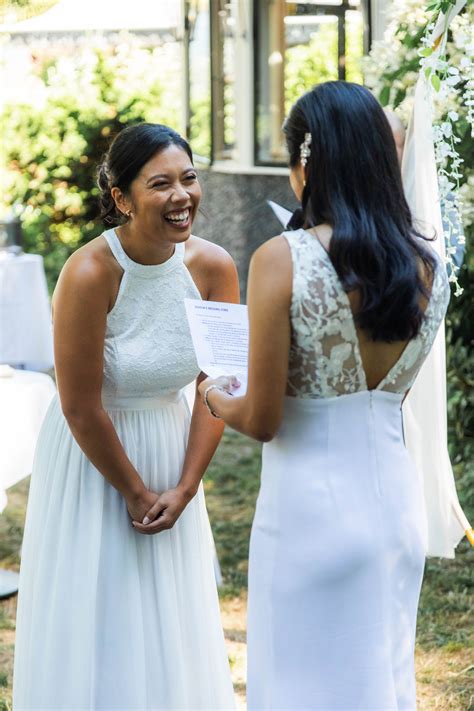 Lesbian Wedding at the Teahouse in Stanley Park