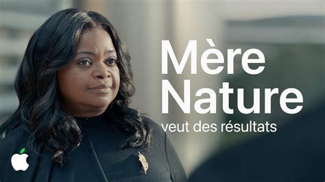 Progrès pour 2030 Mère Nature Apple YouTube