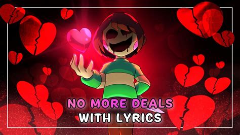 No More Deals With Lyrics Undertale Au Remake
