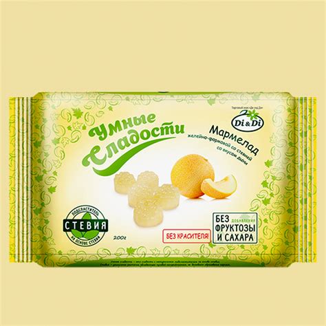 Мармелад желейно-формовой ДЫНЯ без сахара - Старый пекарь