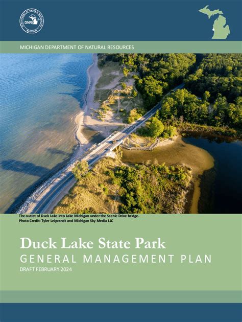 Fillable Online Duck Lake State Park General Management Plan Draft