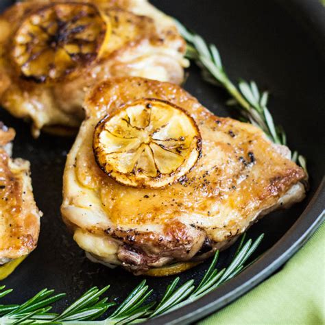 Lemon Rosemary Chicken Thighs My Three Seasons