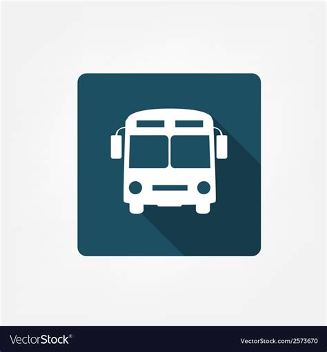 Bus Stop Icon Royalty Free Vector Image Vectorstock