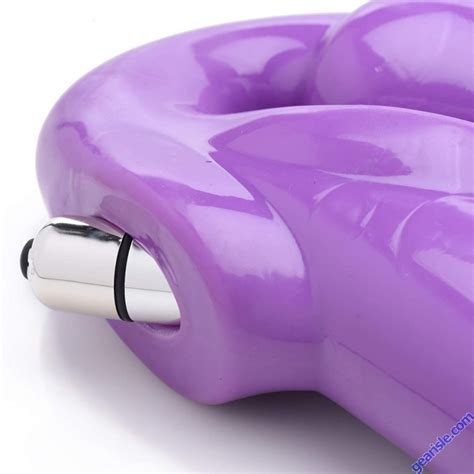 Strap U Dildo X Revolver Thick Vibrating Strapless Purple Strap On
