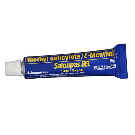 SALONPAS, Gel Methyl Salicylate + L - Menthol 15g | Watsons Philippines