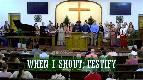 When I Shout Testify Full Gospel Lighthouse Tabernacle YouTube