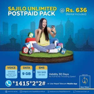 Ntc Also Brings Sajilo Unlimited Package Of Rs For Prepaid