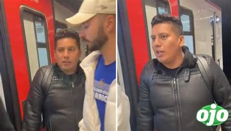 Luisito Caycho Se Cachuelea Como Cobrador Del Metro De Espa A Web Ojo