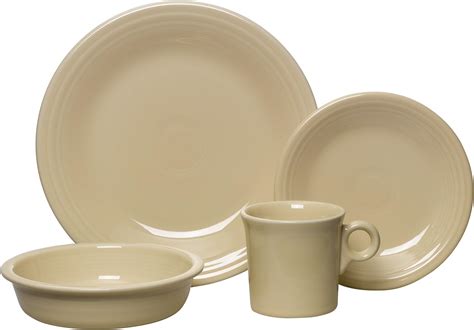 Amazon Fiesta Piece Dinnerware Place Setting Ivory Fiestaware