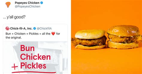 Chick Fil A And Popeyes Are Beefing On Twitter Over Who Has The Best