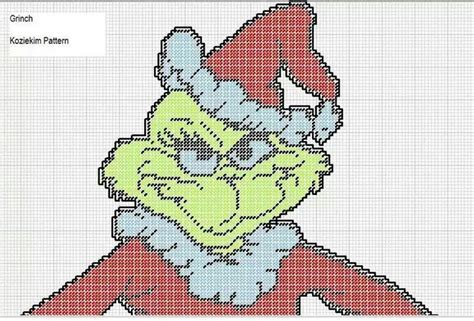 Grinch Plastic Canvas Patterns