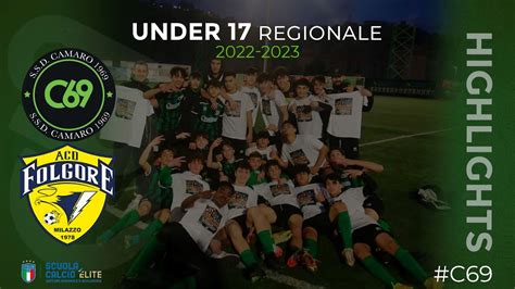 Under 17 Regionale girone C 25ª giornata Camaro Folgore Milazzo 5