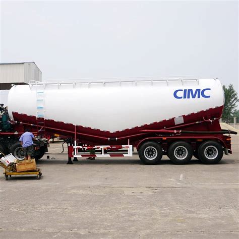 Cimc Tri Axle L Bulk Cement Tank Trailer For Sale Manfacturer