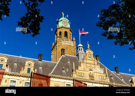 Details of Rotterdam city hall, Netherlands Stock Photo - Alamy