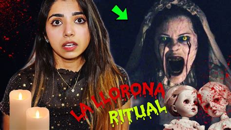 I Did La Llorona Ritual At Am The Weeping Women Youtube