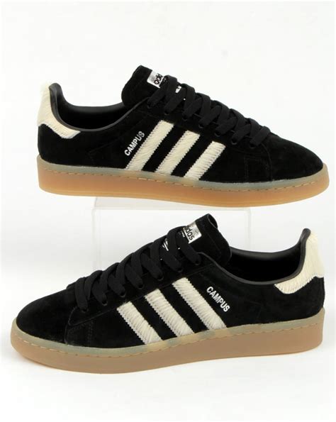 Adidas Campus Trainers Black White Gum Trainer Men