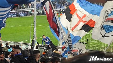 Sampdoria Modena 2 2 FINE PARTITA I RAGAZZI VENGONO SOTTO LA SUD