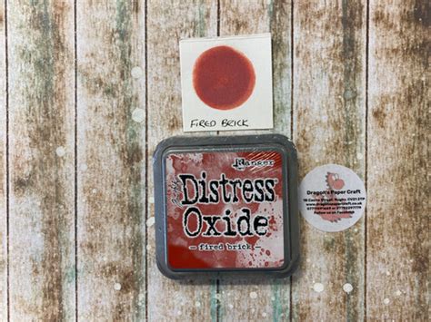 TIM HOLTZ DISTRESS OXIDE INK PAD FIRED BRICK Dragons Paper Craft