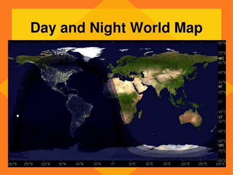 PPT - Day and Night World Map PowerPoint Presentation, free download - ID:9414786