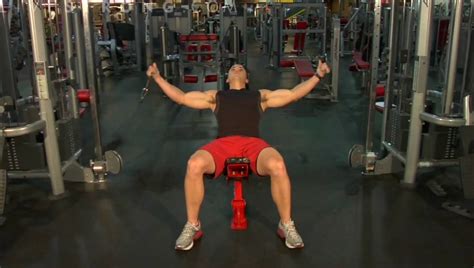 How To Do Incline Bench Cable Flys YouTube