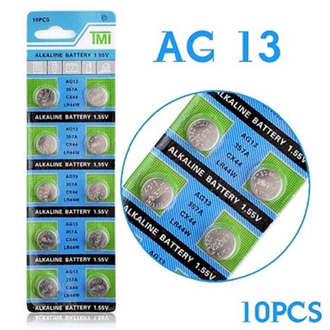 Pcs Alkaline Coin Button Cell Battery V Ag Lr A S E G