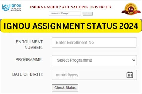 Ignou Assignment Status 2025 Grade Card Download