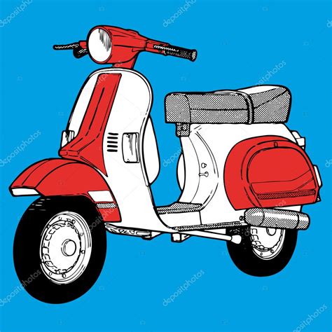 Scooter Vector Ilustraci N Vector Gr Fico Vectorial Alvaroc Imagen