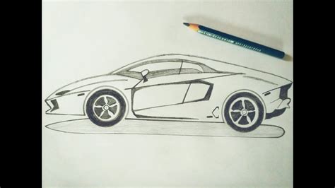 Lamborghini Pencil Sketch at PaintingValley.com | Explore collection of ...