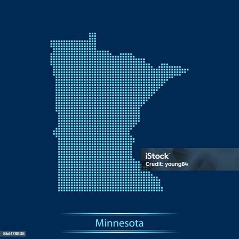 peta minnesota ilustrasi stok  gambar  amerika