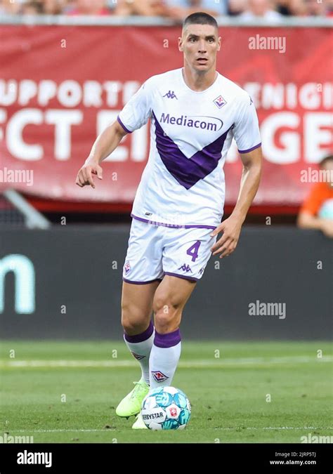 Enschede Netherlands August Nikola Milenkovic Of Acf Fiorentina