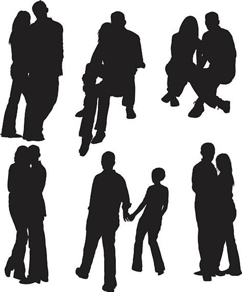 Husband And Wife Black And White Illustrations Royalty Free Vector