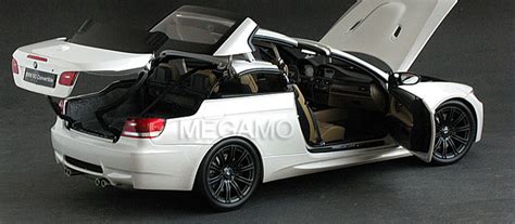 118 Kyosho Bmw E93 M3 Convertible White Working Hard Top With Black Rim