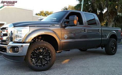 Ford F 250 Super Duty Moto Metal Mo962 Wheels Gloss Black And Milled