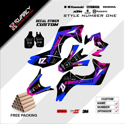 Decal Stiker Motor Crf150l Bebas Design Full Body Lazada Indonesia