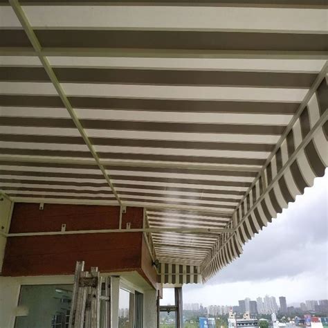 Polyester Fix Structure Awning For Residential And Commercial Shape