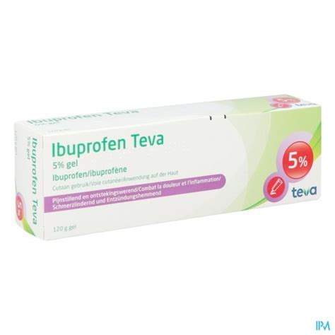 Ibuprofen Teva Gel Tube G Apotheek Thiels