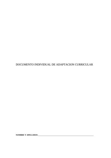 Pdf Documento Individual De Adaptacion Pdf Filedocumento Individual