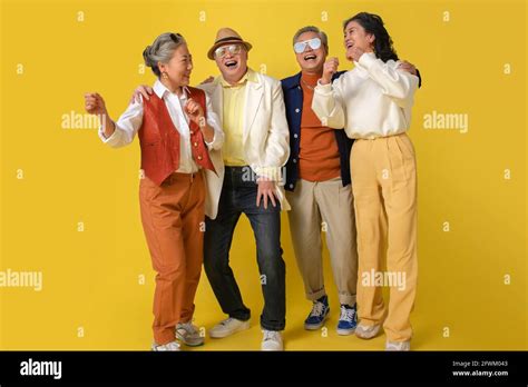 elderly modern fashion  res stock photography  images alamy
