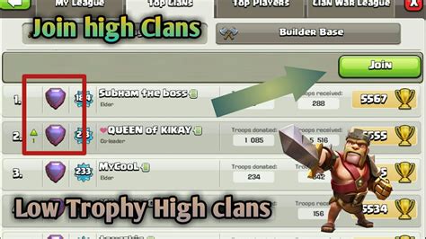 How To Join High Level Clan In Clash Of Clans Find High Level Clan In Coc Join High Clan In