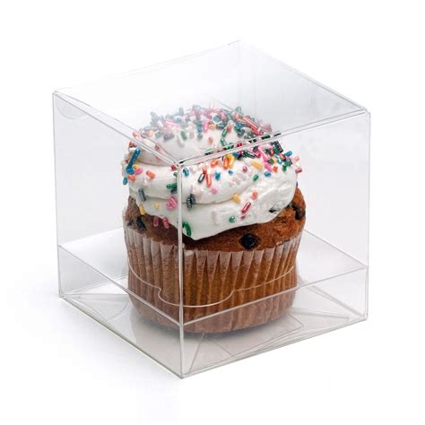 Premium Cbs208 Cupcake Box For Single Jumbo Cupcake Secure And